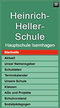 Mobile Screenshot of hauptschule-isernhagen.de